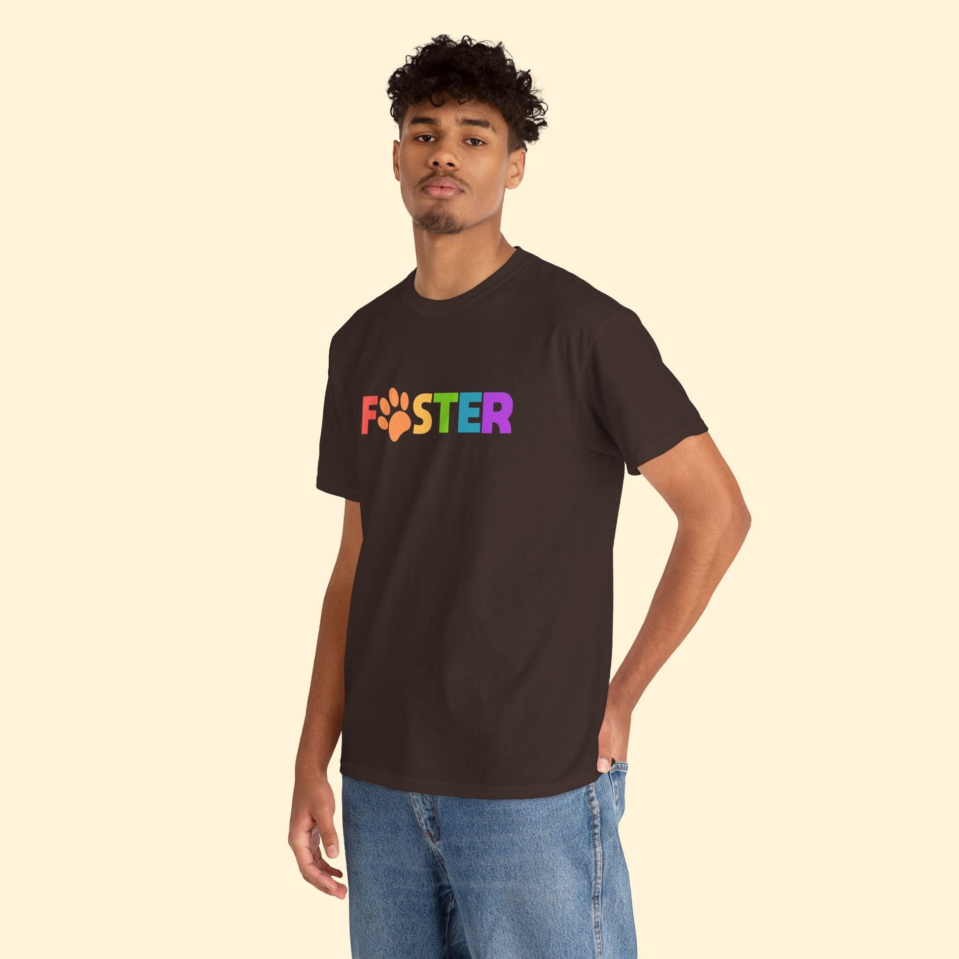 Foster Rainbow | Text Tees - Detezi Designs - 28464078510125749303