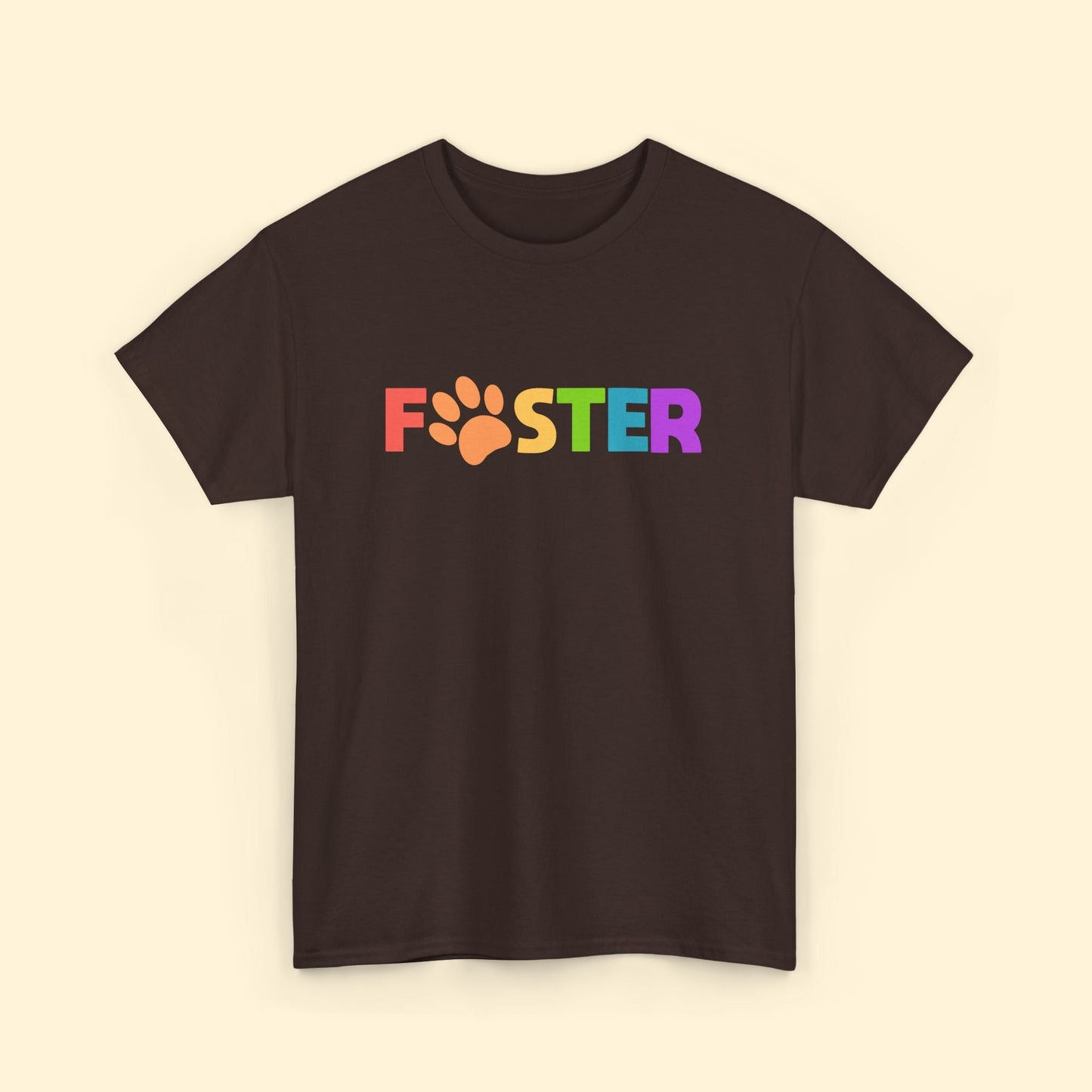 Foster Rainbow | Text Tees - Detezi Designs - 53924826618257754429