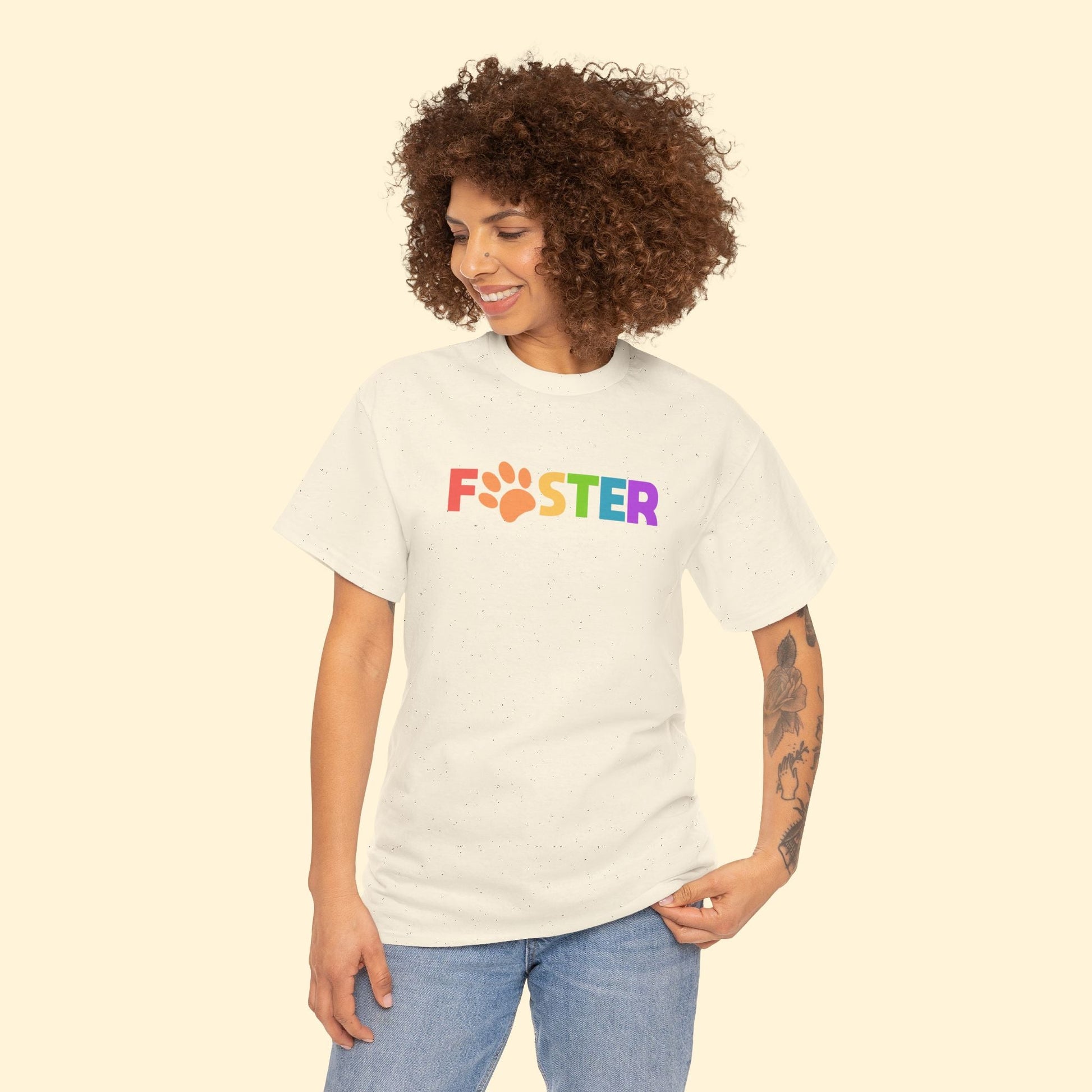 Foster Rainbow | Unisex Tee - Detezi Designs - 28464078510125749303