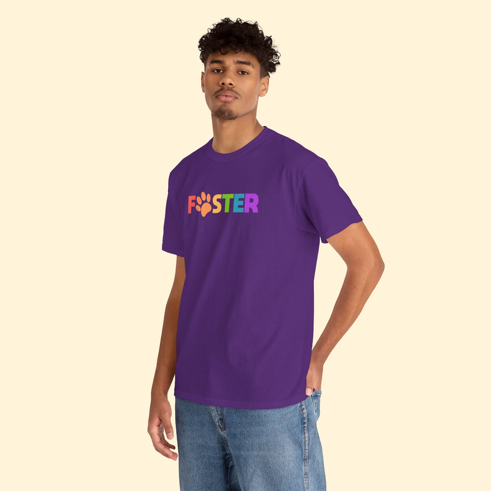 Foster Rainbow | Unisex Tee - Detezi Designs - 30848698536296021377