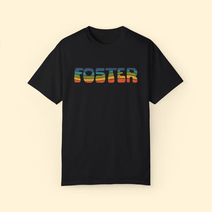 Foster Retro | Comfort Colors Unisex T - shirt - Detezi Designs - 16269095248457499694