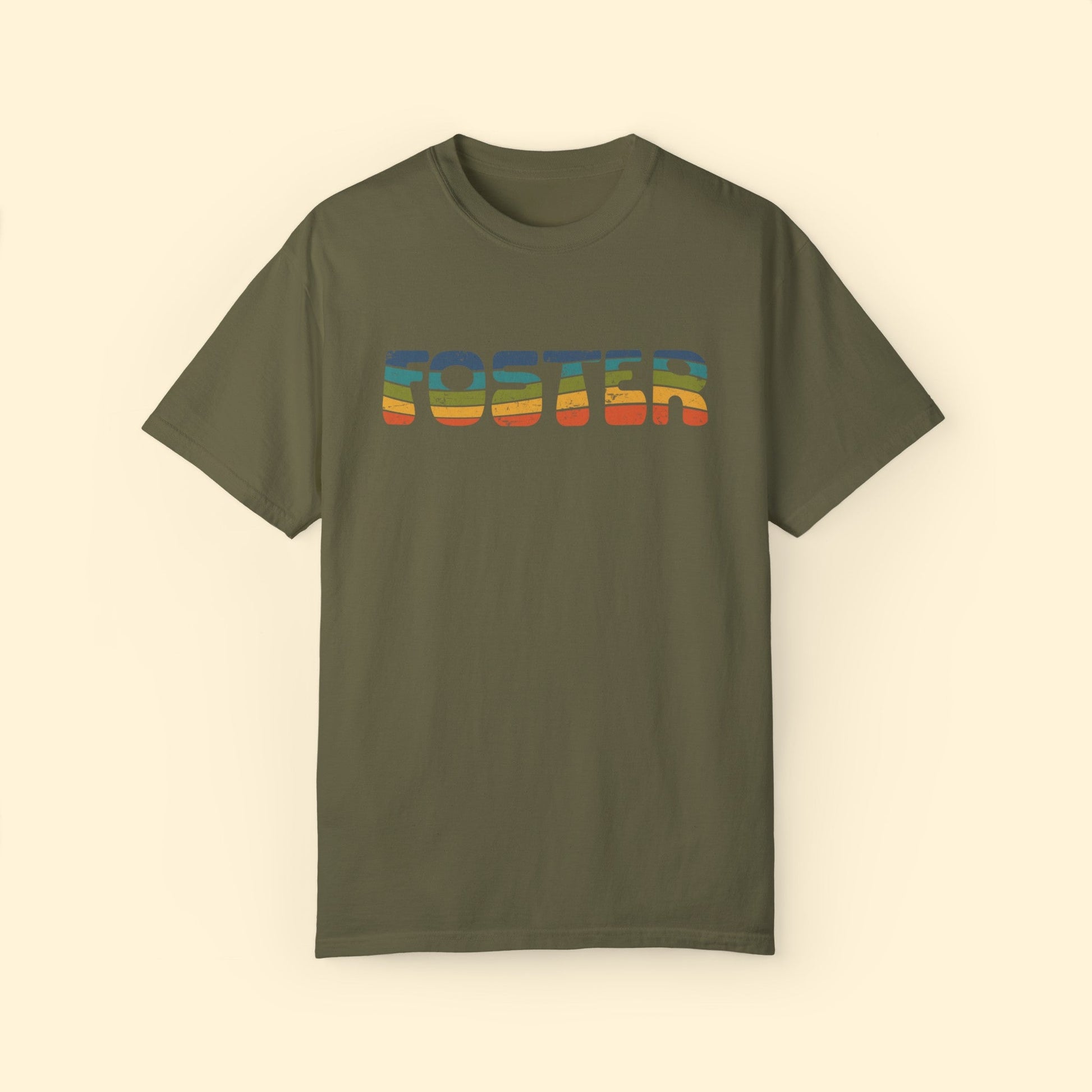 Foster Retro | Comfort Colors Unisex T - shirt - Detezi Designs - 19761585479847449379