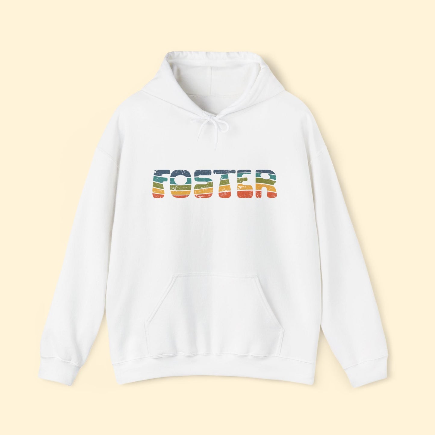 Foster Retro | Hooded Sweatshirt - Detezi Designs - 28783221591823779825