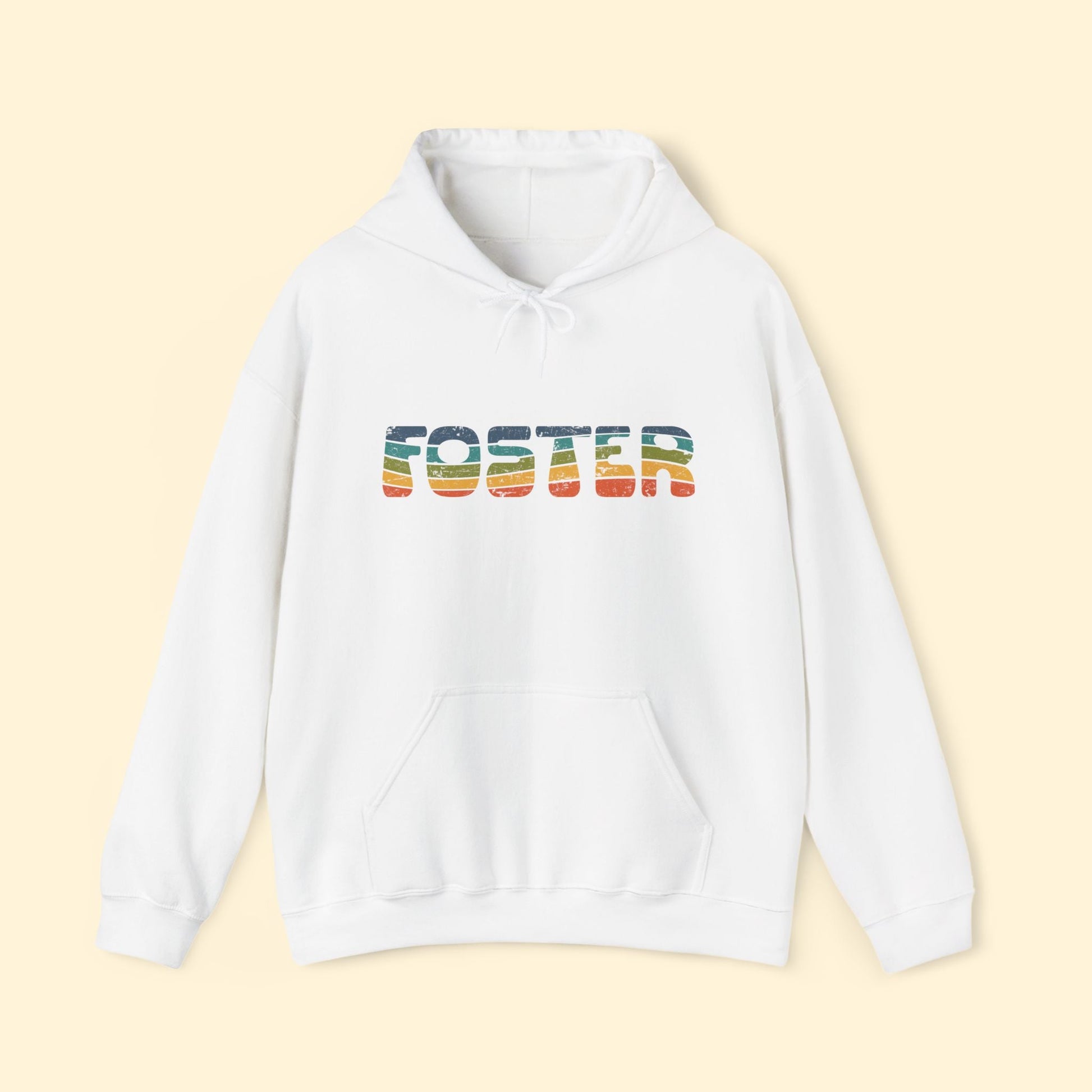 Foster Retro | Hooded Sweatshirt - Detezi Designs - 28783221591823779825