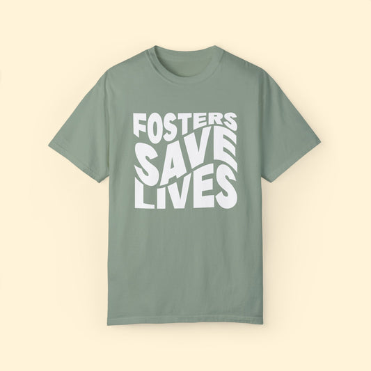 Fosters Save Lives | Comfort Colors Unisex T - shirt - Detezi Designs - 30509947501080312227