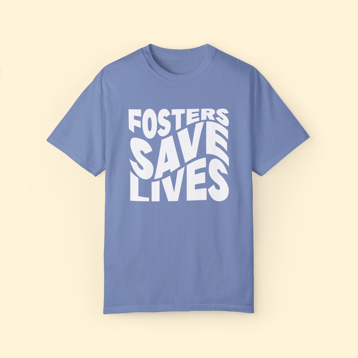 Fosters Save Lives | Comfort Colors Unisex T - shirt - Detezi Designs - 33377346761251863861