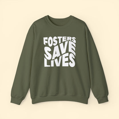 Fosters Save Lives | Crewneck Sweatshirt - Detezi Designs - 47863906918154685668