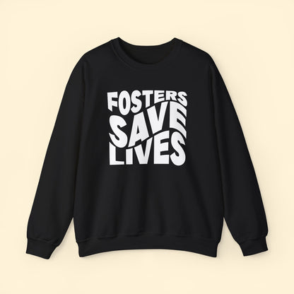 Fosters Save Lives | Crewneck Sweatshirt - Detezi Designs - 50054616502151147118