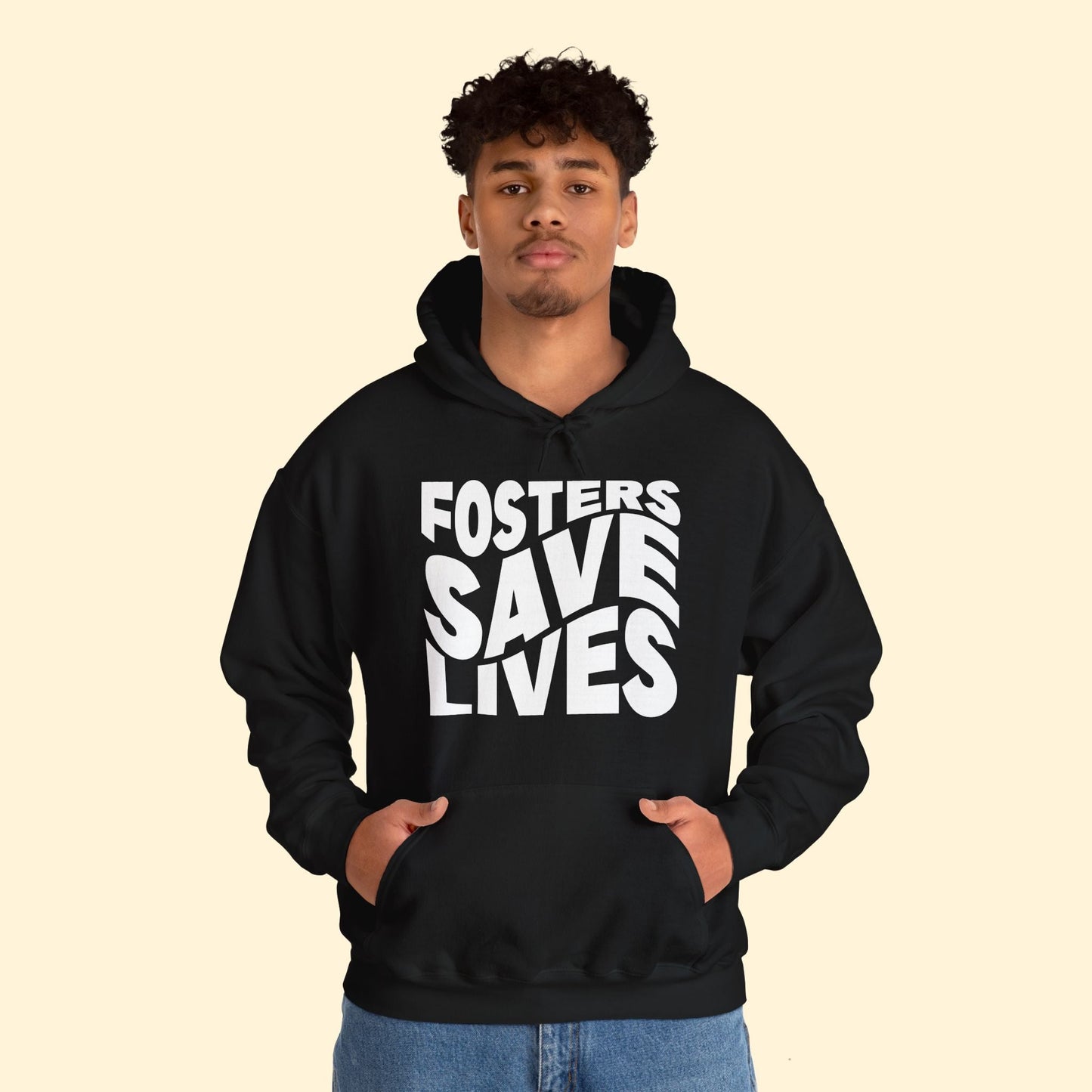 Fosters Save Lives | Hooded Sweatshirt - Detezi Designs - 47361345820059892807