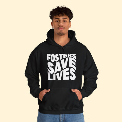 Fosters Save Lives | Hooded Sweatshirt - Detezi Designs - 47361345820059892807