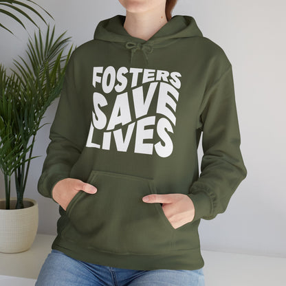 Fosters Save Lives | Hooded Sweatshirt - Detezi Designs - 47361345820059892807