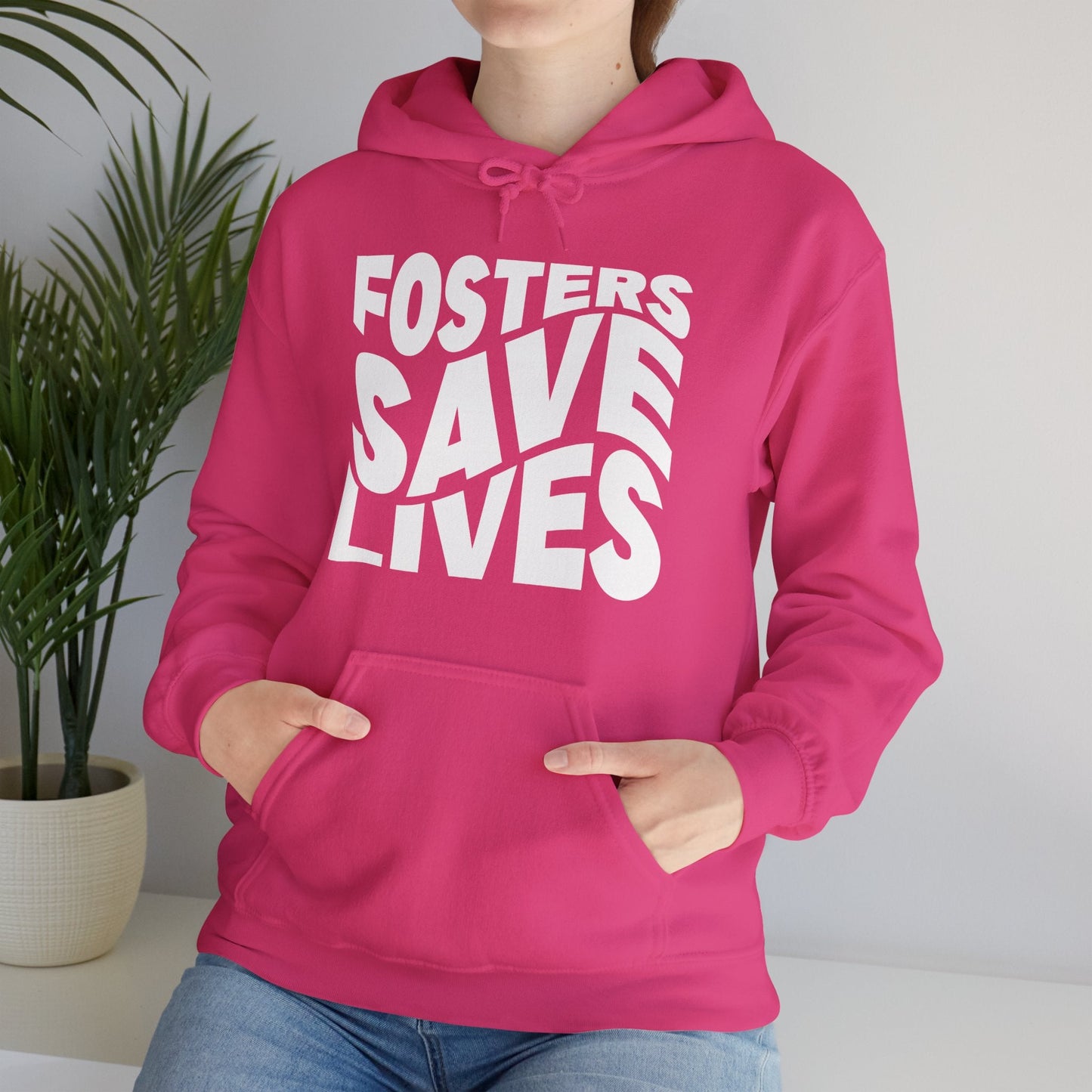 Fosters Save Lives | Hooded Sweatshirt - Detezi Designs - 47361345820059892807