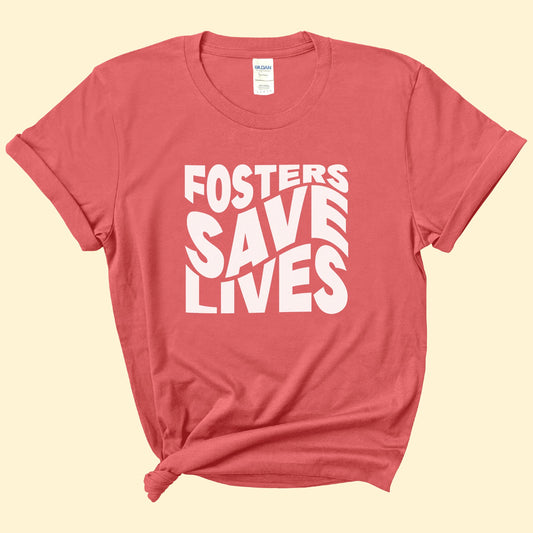 Fosters Save Lives | Text Tees - Detezi Designs-12574721239895499618