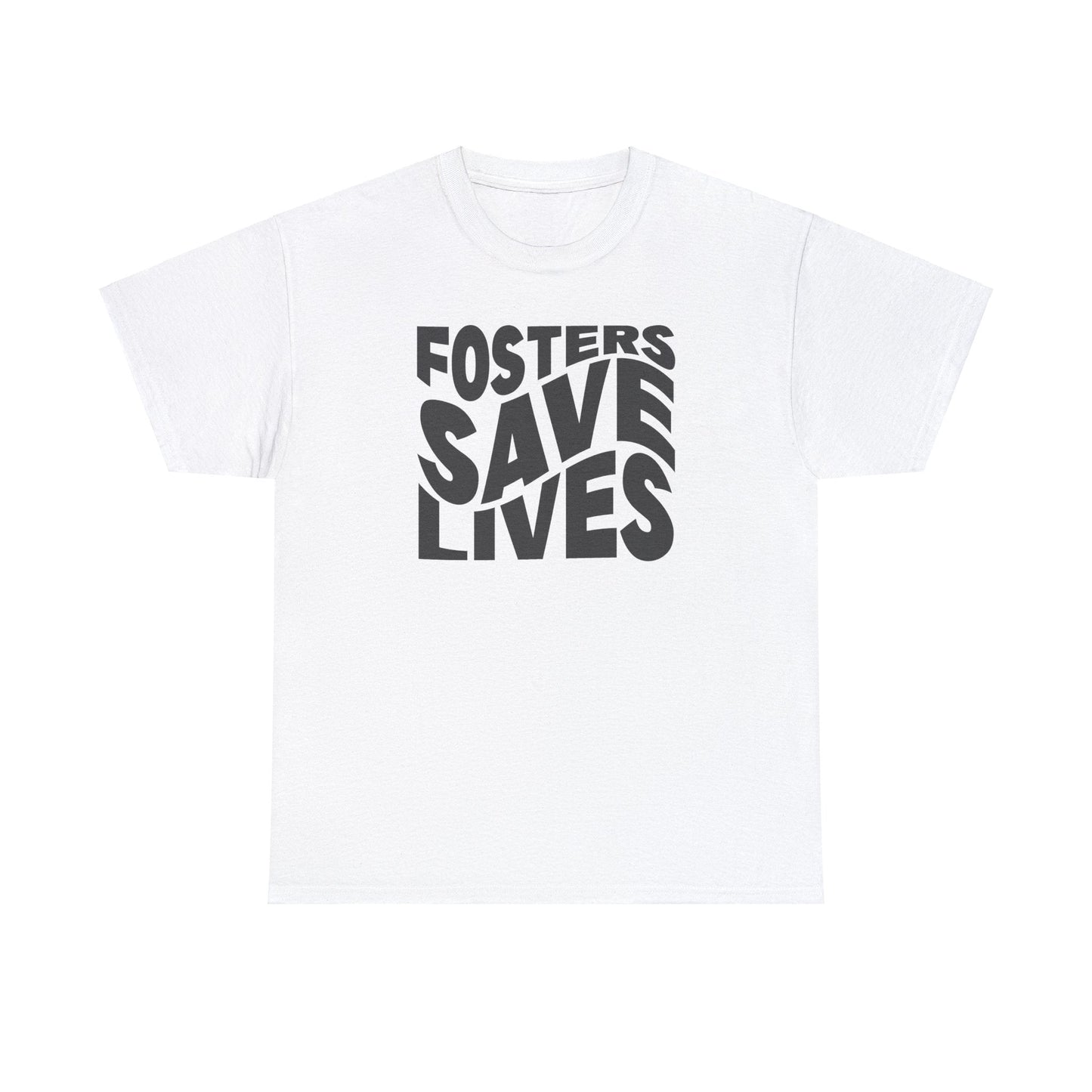 Fosters Save Lives | Text Tees - Detezi Designs-13266053908073866754