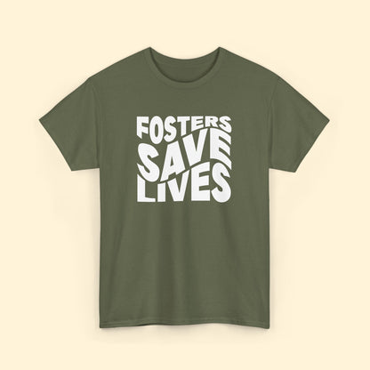 Fosters Save Lives | Text Tees - Detezi Designs - 22716690696053659105