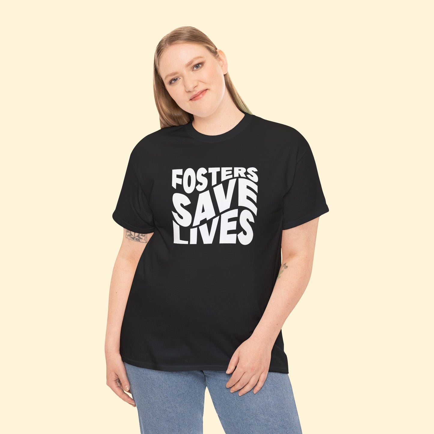 Fosters Save Lives | Text Tees - Detezi Designs - 23862352853535314468