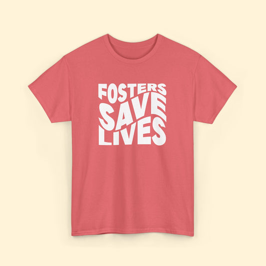 Fosters Save Lives | Text Tees - Detezi Designs - 30661004383917359982