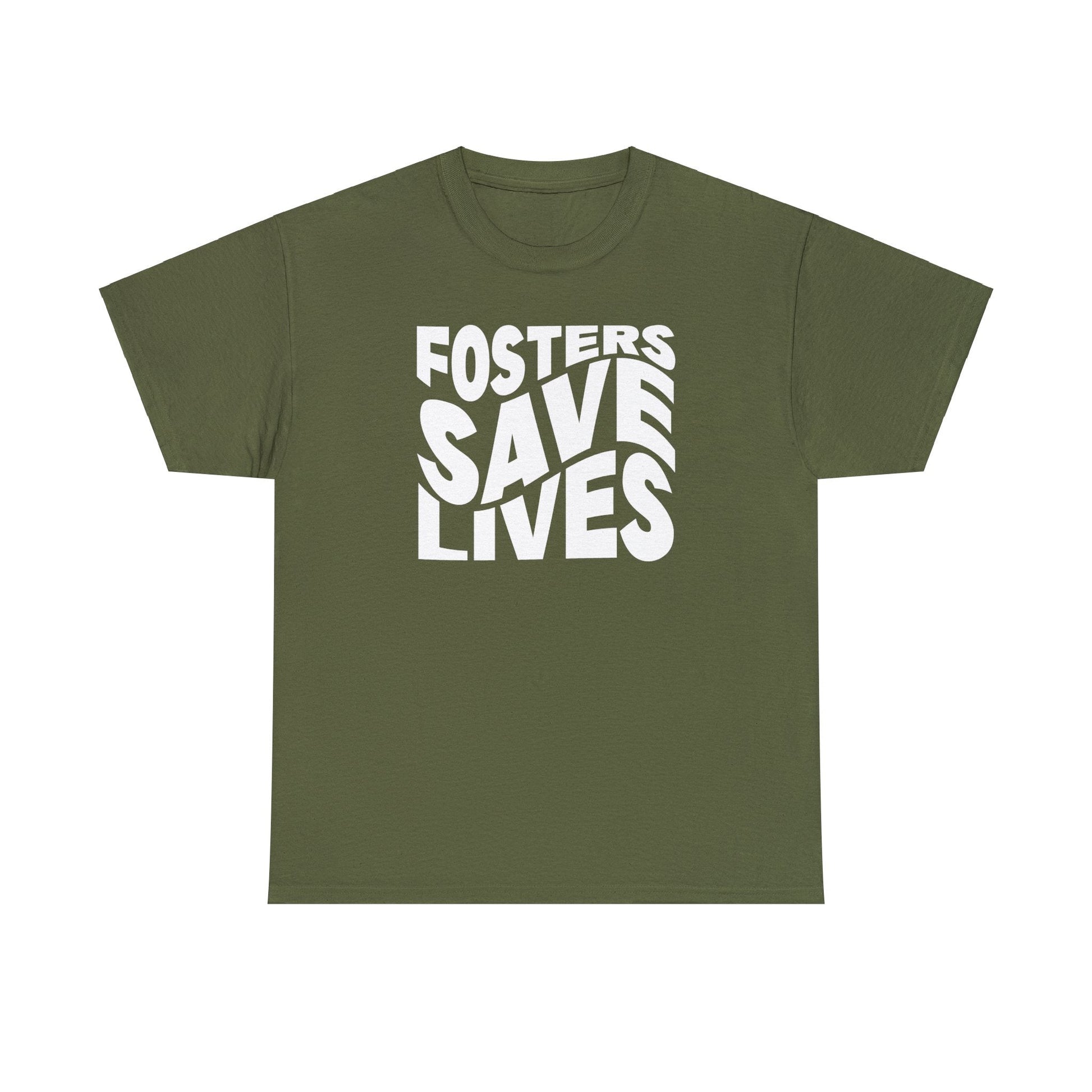 Fosters Save Lives | Text Tees - Detezi Designs-31023178553643674781