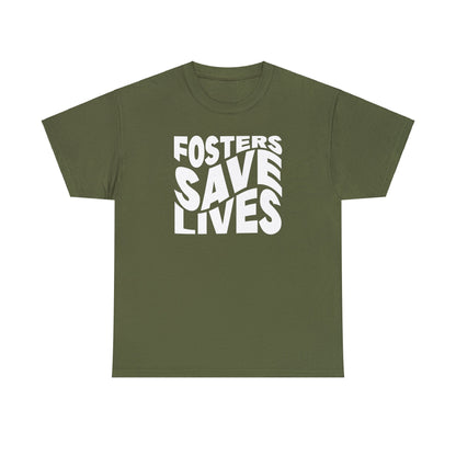 Fosters Save Lives | Text Tees - Detezi Designs-31023178553643674781