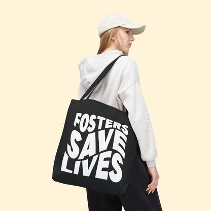 Fosters Save Lives | Tote Bag - Detezi Designs - 14833319064629733051