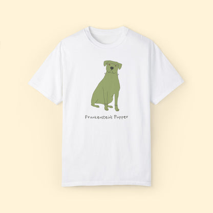 Frankenstein's Pupper | Comfort Colors Unisex T-shirt - Detezi Designs - 16430013929829360026