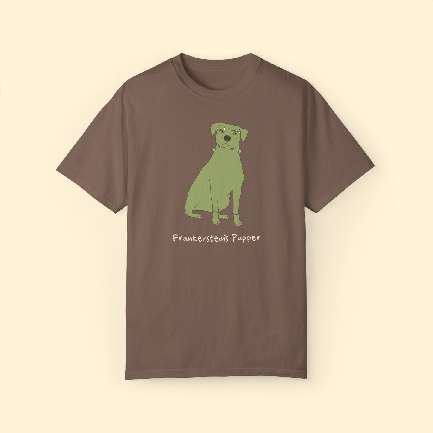 Frankenstein's Pupper | Comfort Colors Unisex T-shirt - Detezi Designs - 33877146656994214019