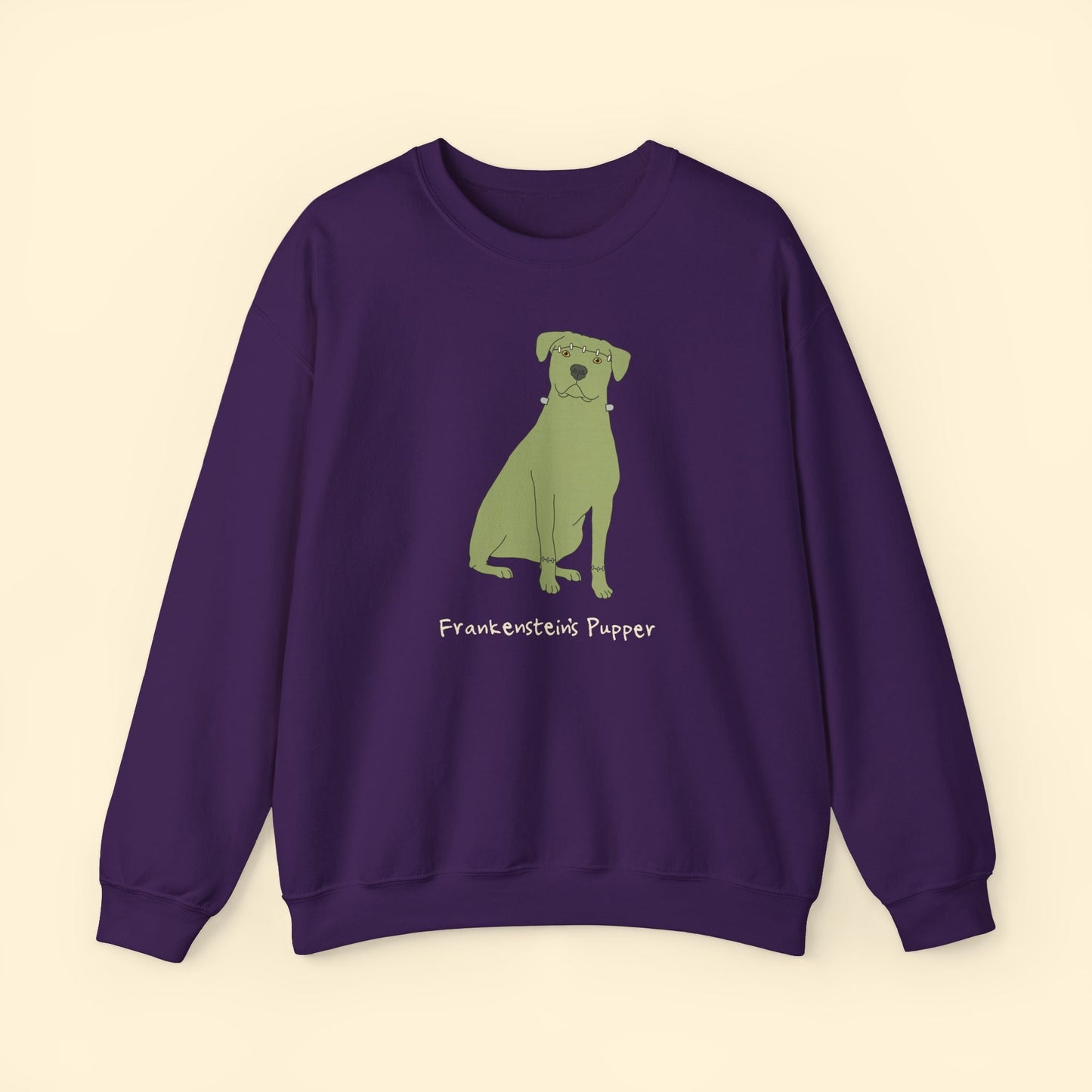 Frankenstein's Pupper | Crewneck Sweatshirt - Detezi Designs - 20708351866270571768