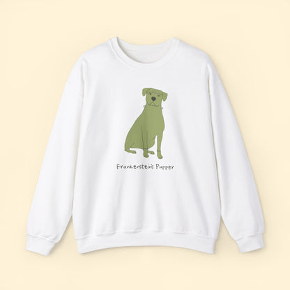 Frankenstein's Pupper | Crewneck Sweatshirt - Detezi Designs - 21798821283546448045