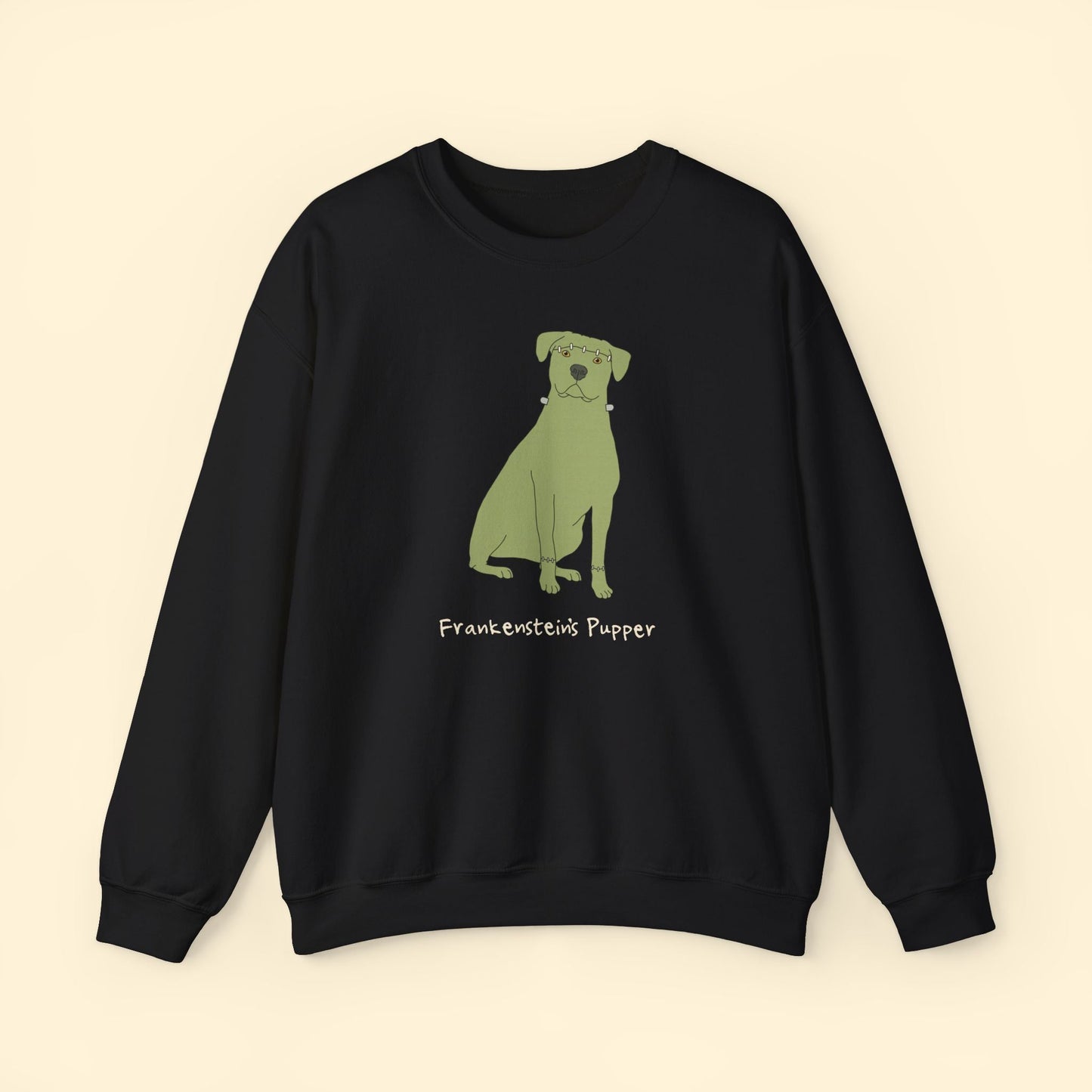 Frankenstein's Pupper | Crewneck Sweatshirt - Detezi Designs - 22912628344038041418