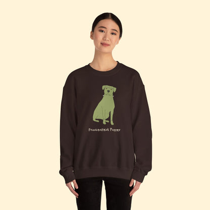 Frankenstein's Pupper | Crewneck Sweatshirt - Detezi Designs - 22912628344038041418