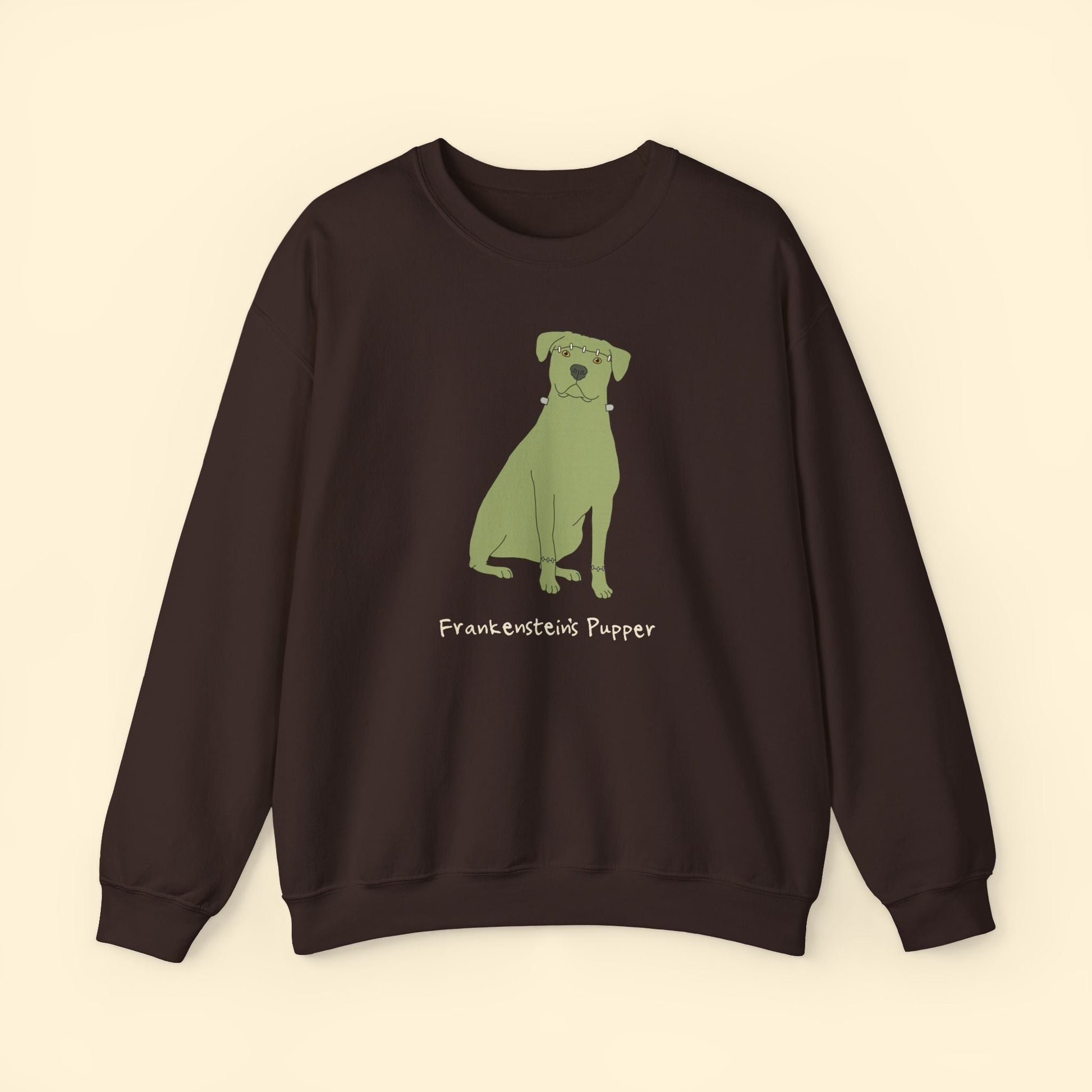 Frankenstein's Pupper | Crewneck Sweatshirt - Detezi Designs - 30727556138617209087