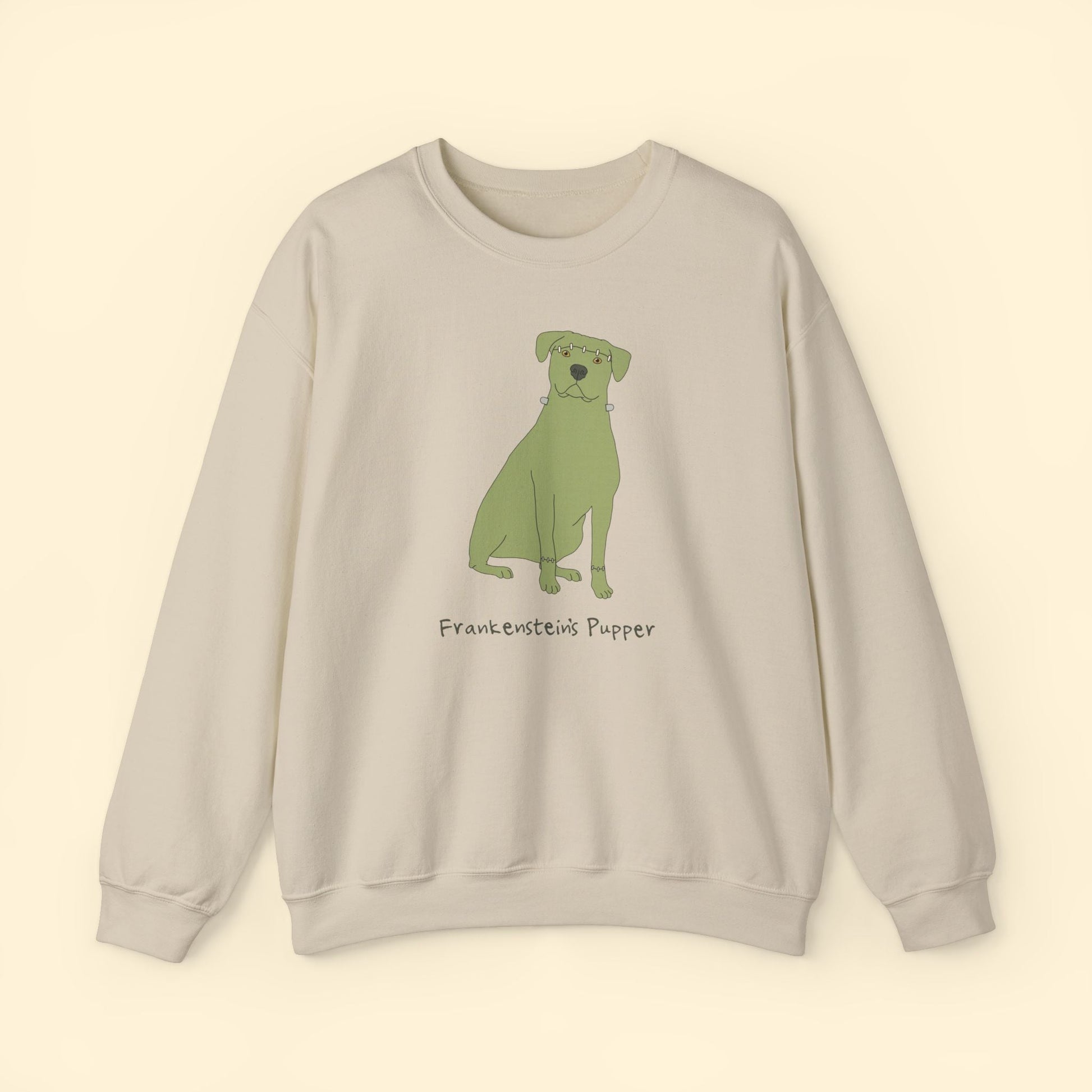 Frankenstein's Pupper | Crewneck Sweatshirt - Detezi Designs - 73795815871402607553