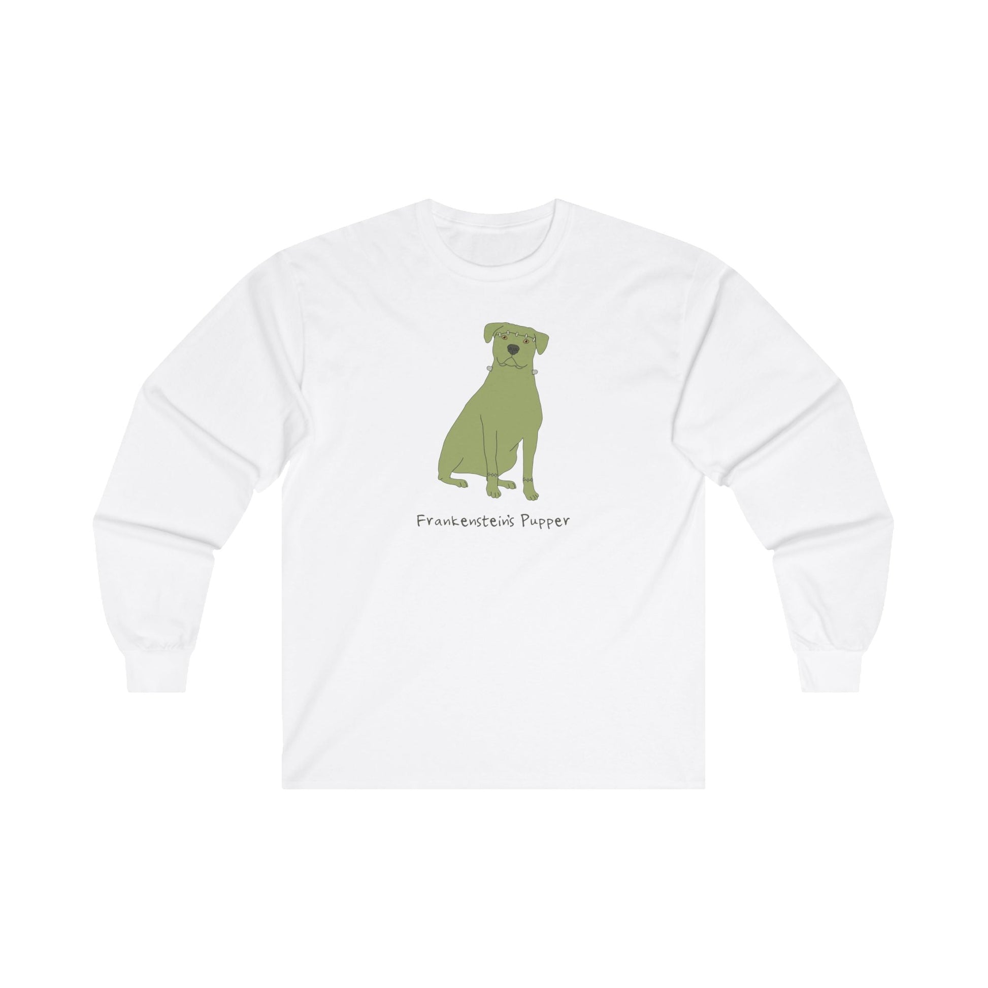 Frankenstein's Pupper | Long Sleeve Tee - Detezi Designs - 27086716971119678464