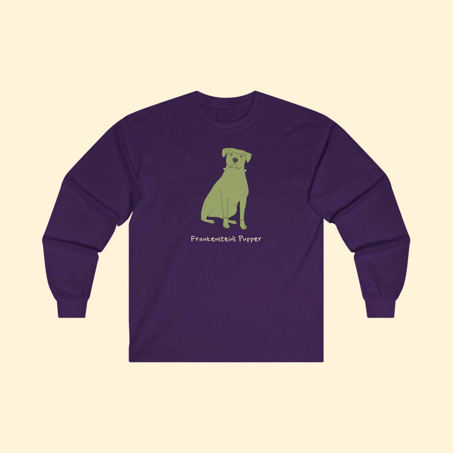 Frankenstein's Pupper | Long Sleeve Tee - Detezi Designs - 33987098723119156708