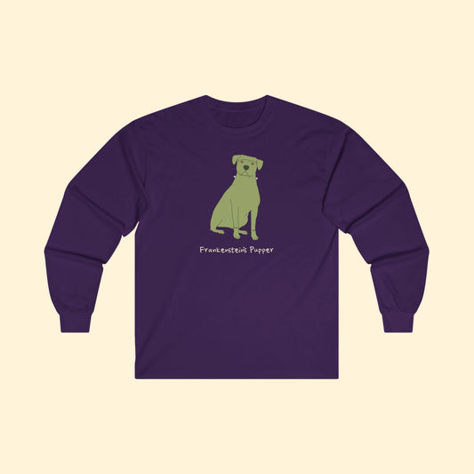 Frankenstein's Pupper | Long Sleeve Tee - Detezi Designs - 33987098723119156708