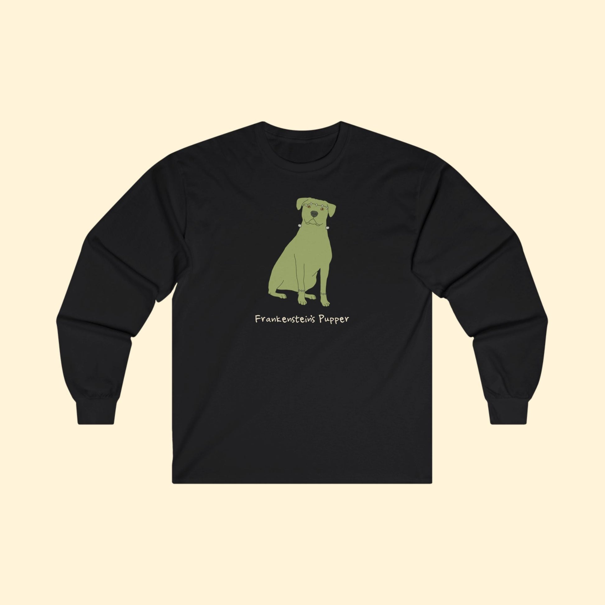 Frankenstein's Pupper | Long Sleeve Tee - Detezi Designs - 94454291073105142259