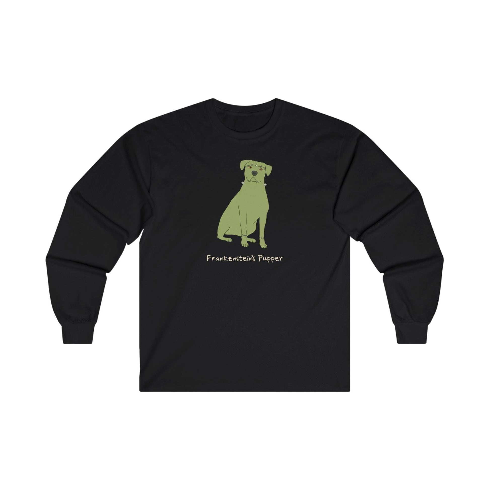 Frankenstein's Pupper | Long Sleeve Tee - Detezi Designs - 94454291073105142259