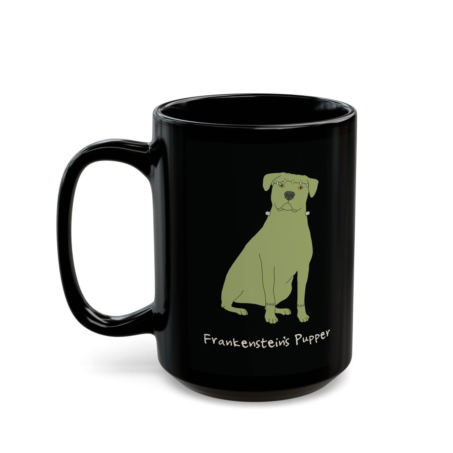 Frankenstein's Pupper | Mug - Detezi Designs - 12082840784972502340