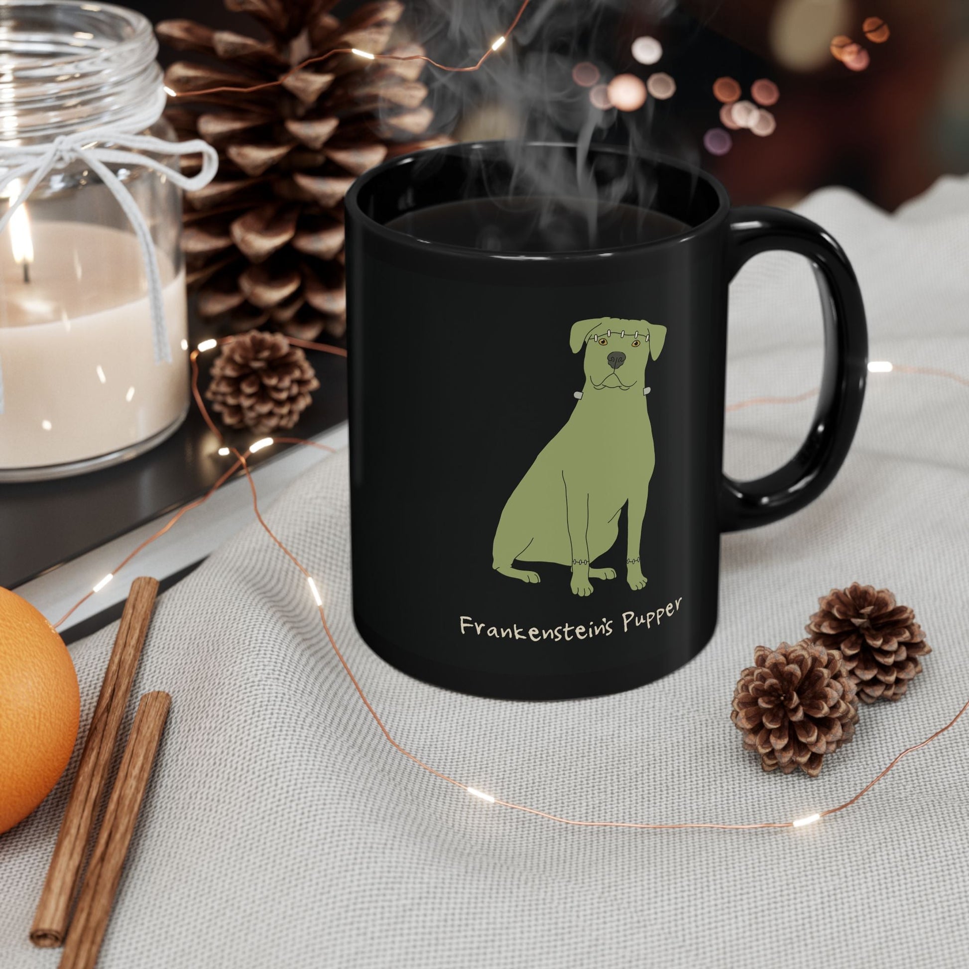 Frankenstein's Pupper | Mug - Detezi Designs - 12082840784972502340