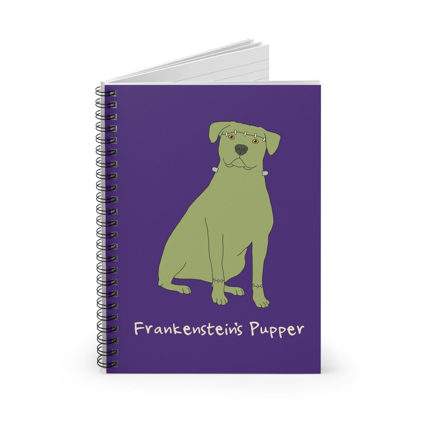 Frankenstein's Pupper | Notebook - Detezi Designs - 33062725183889859069