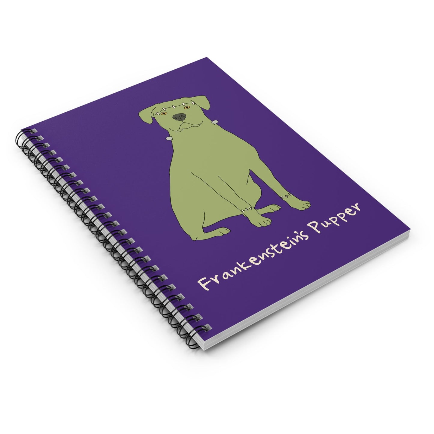 Frankenstein's Pupper | Notebook - Detezi Designs - 33062725183889859069