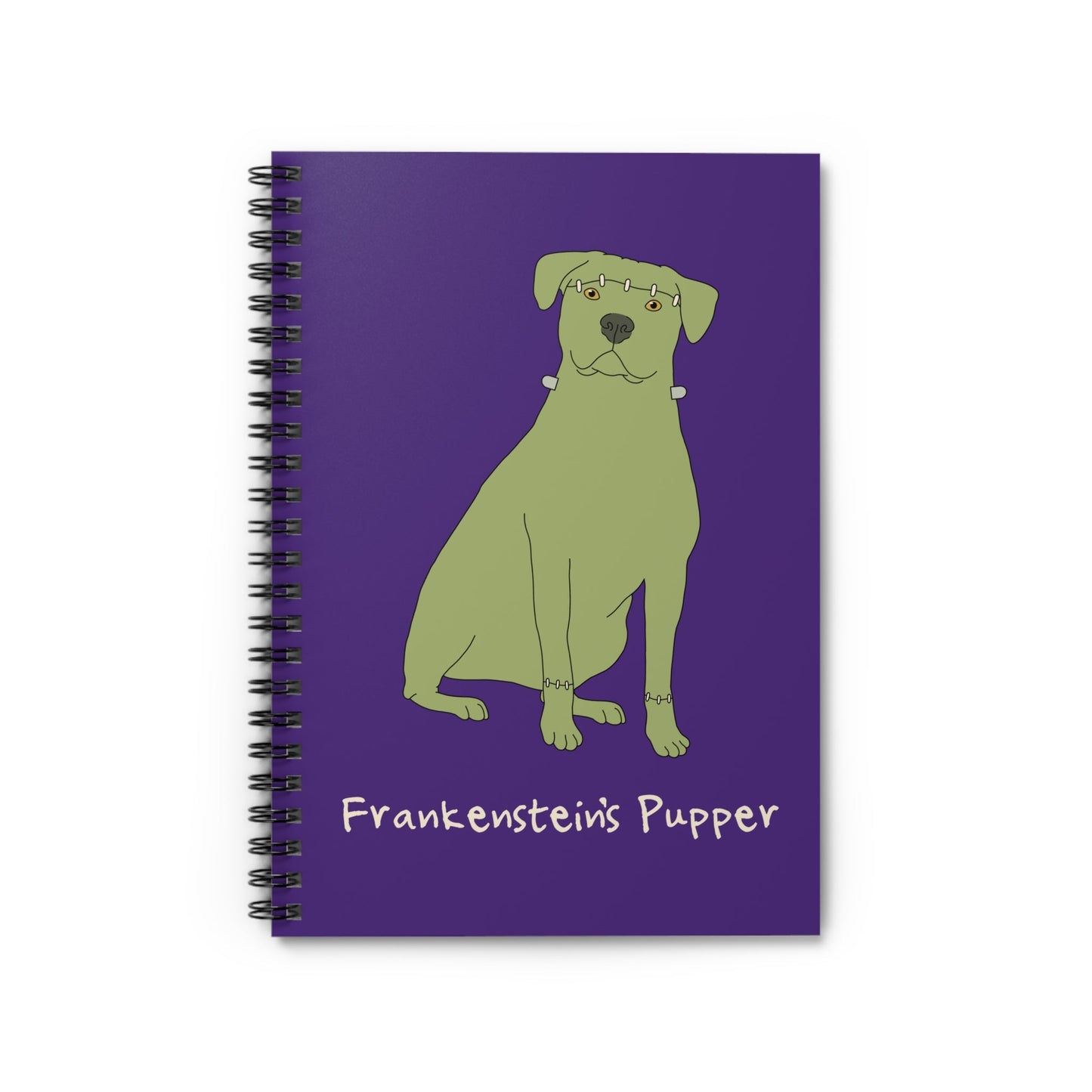 Frankenstein's Pupper | Notebook - Detezi Designs - 33062725183889859069