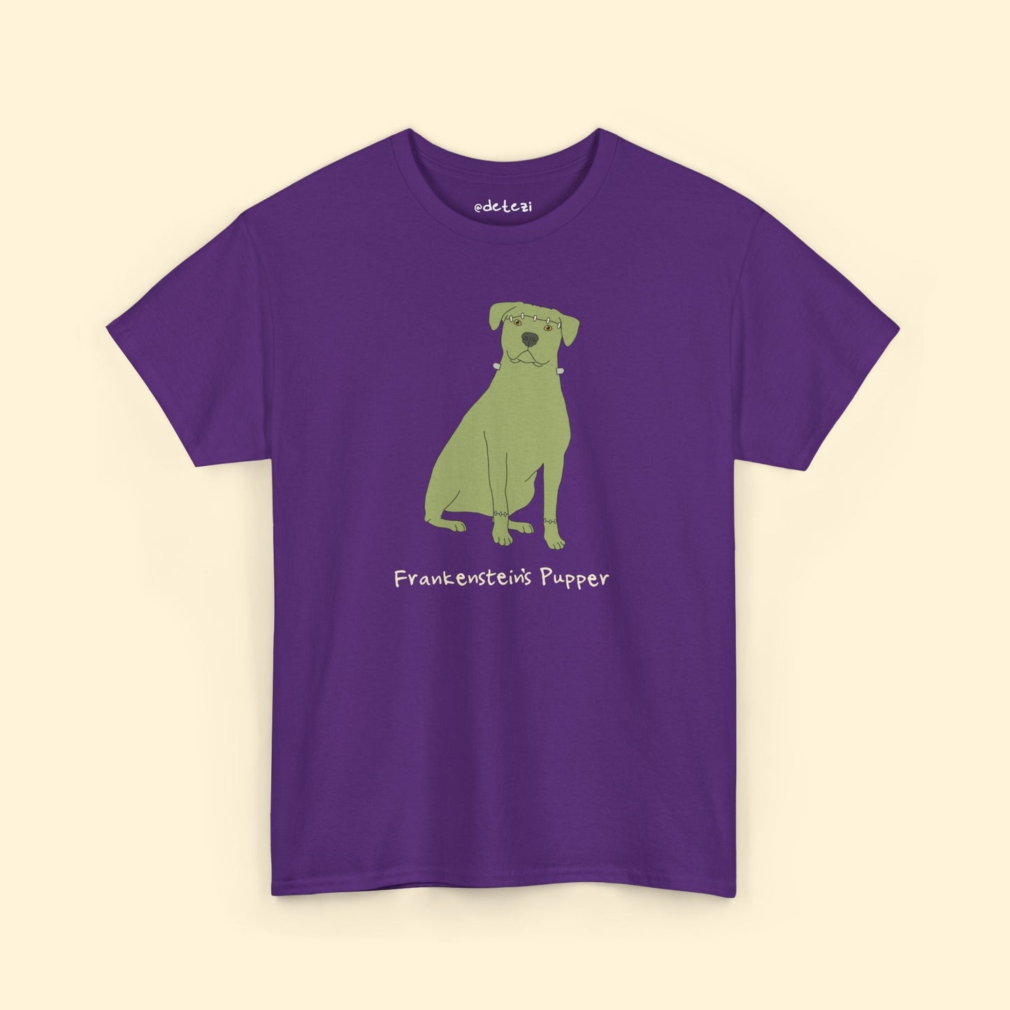 Frankenstein's Pupper | T-shirt - Detezi Designs - 12540315513664972375