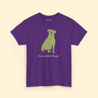 Frankenstein's Pupper | T-shirt - Detezi Designs - 12540315513664972375