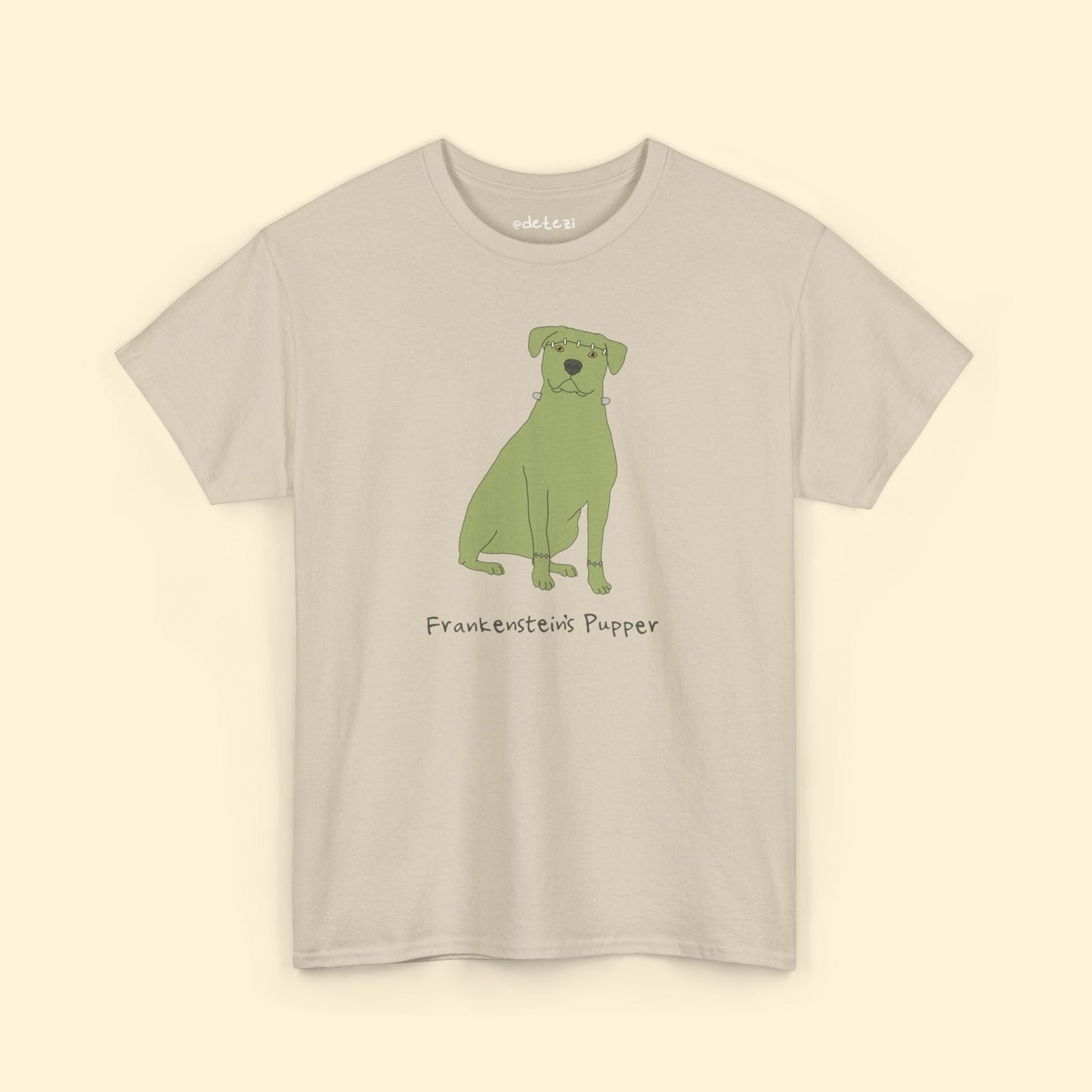 Frankenstein's Pupper | T-shirt - Detezi Designs - 29887464421436575380