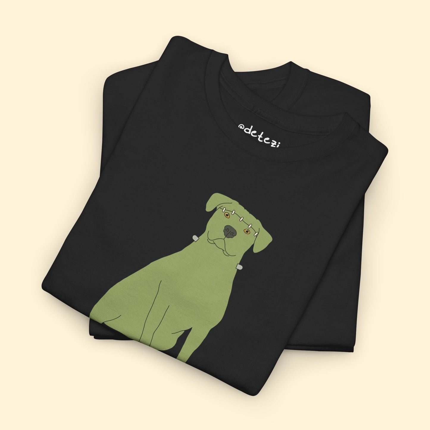 Frankenstein's Pupper | T-shirt - Detezi Designs - 48390410219773218409