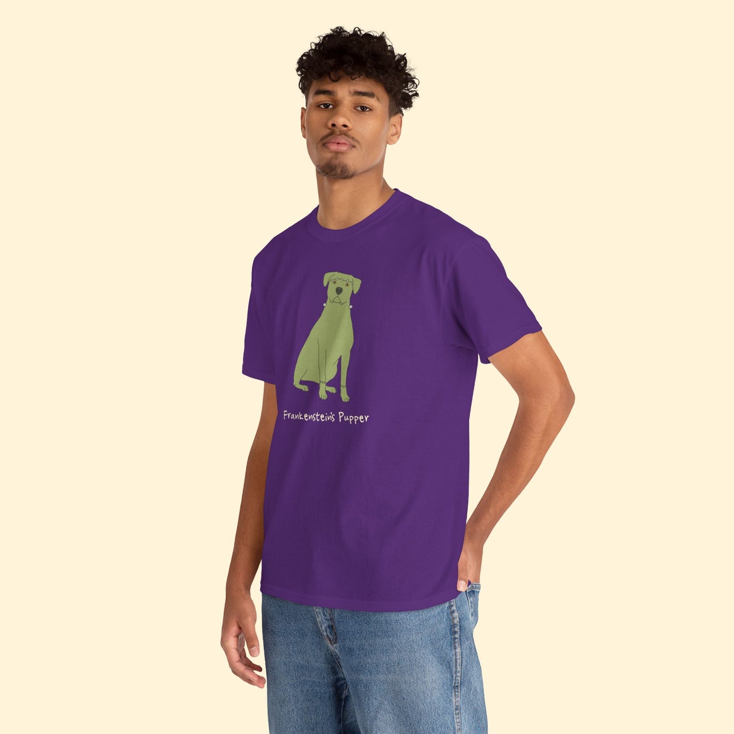 Frankenstein's Pupper | T-shirt - Detezi Designs - 48390410219773218409