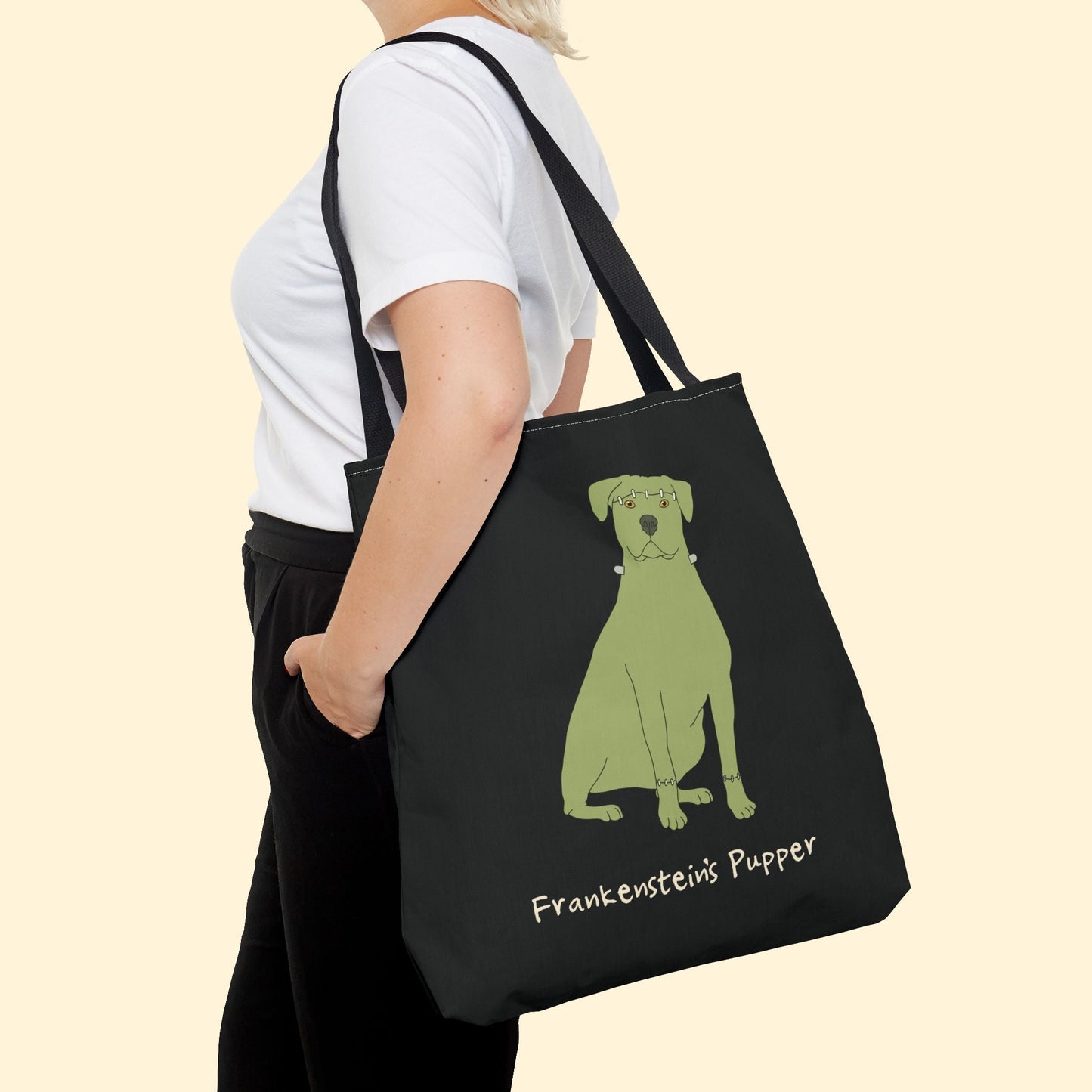 Frankenstein's Pupper | Tote Bag - Detezi Designs - 21696326801696798852