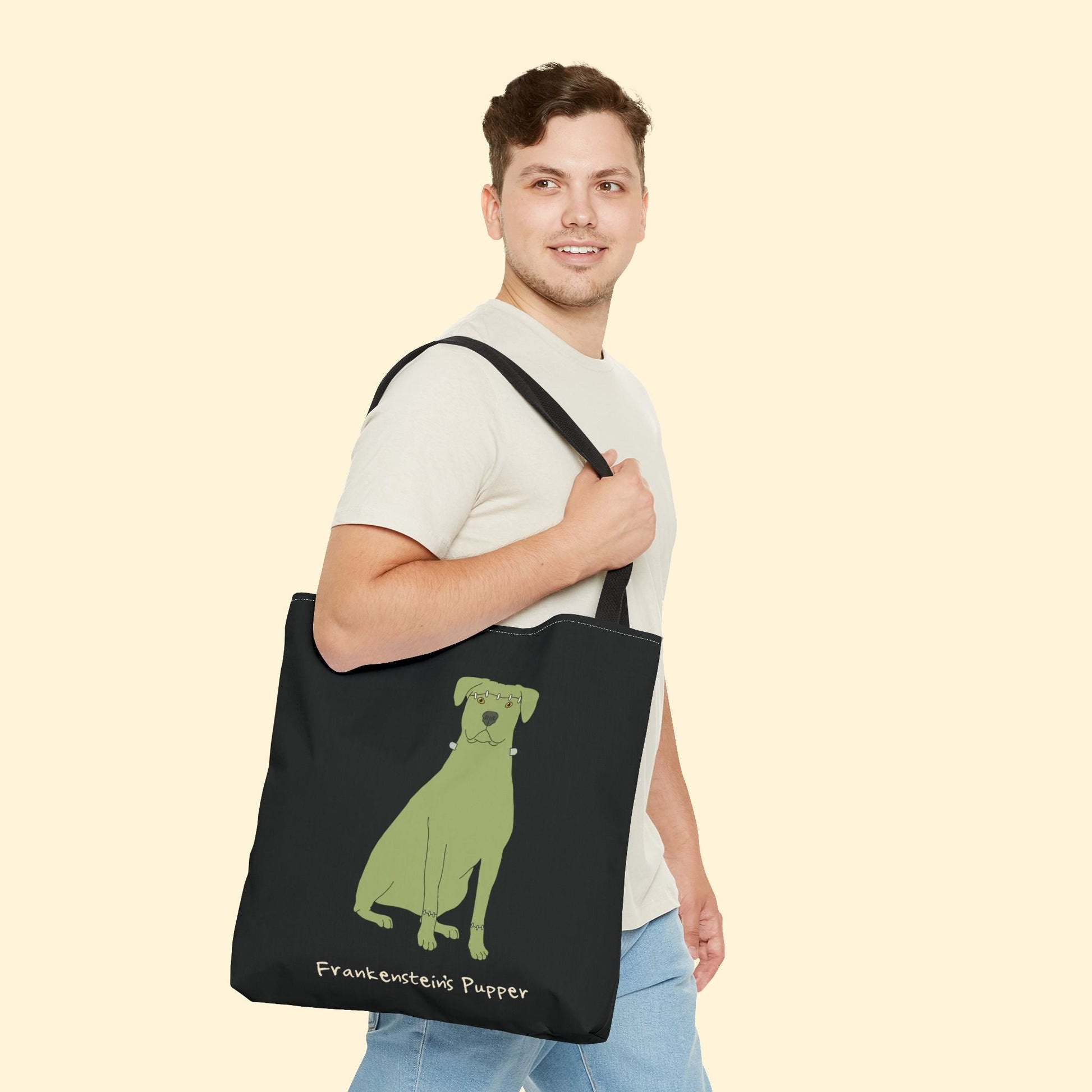 Frankenstein's Pupper | Tote Bag - Detezi Designs - 21696326801696798852