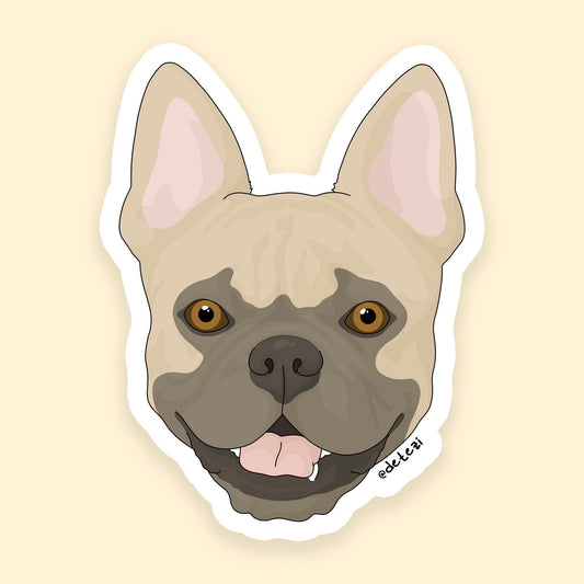 French Bulldog | Vinyl Sticker - Detezi Designs - 